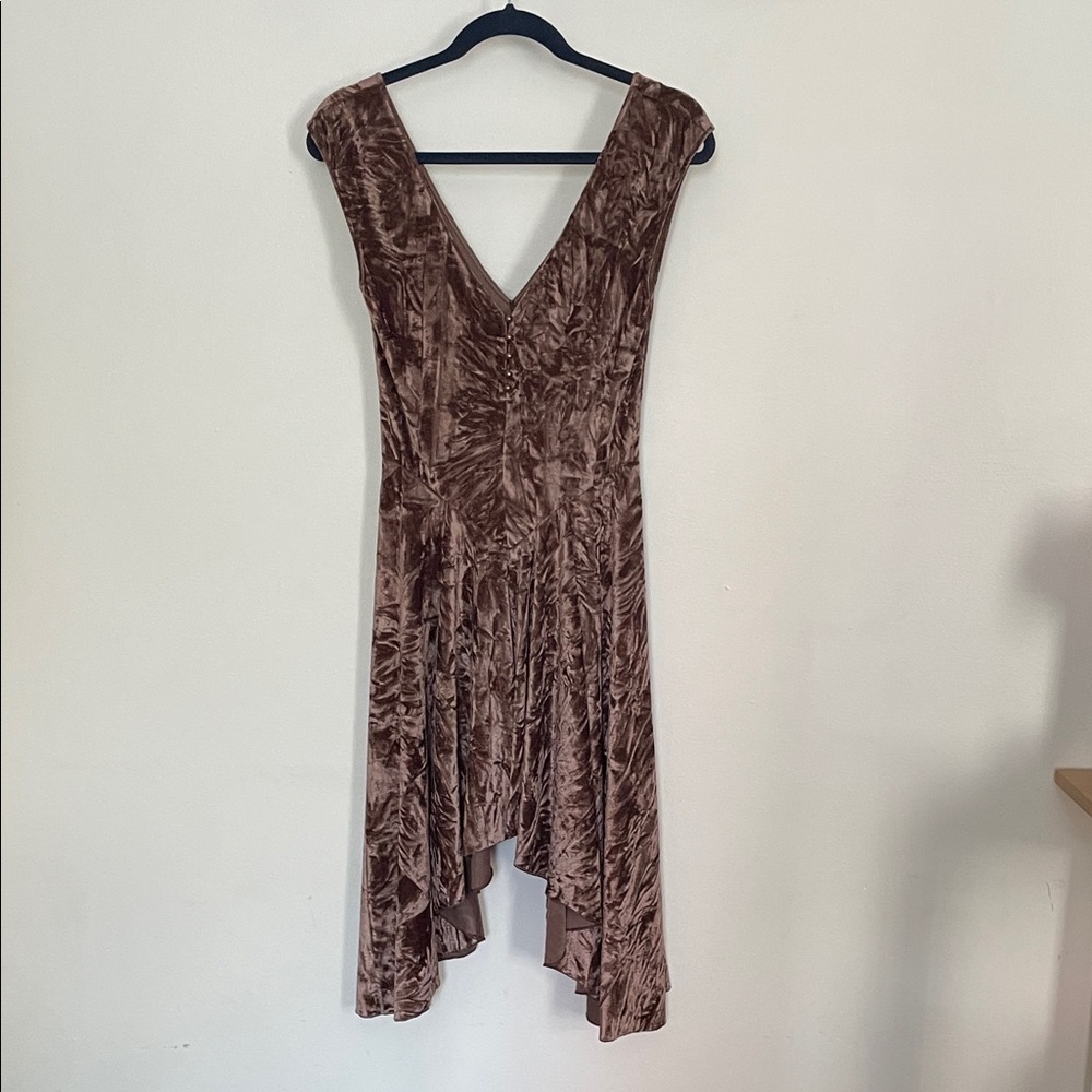 Silence + Noise High Low Brown Dress